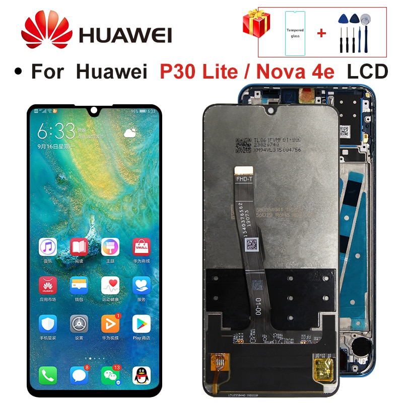 Замена дисплея huawei p30 lite видео