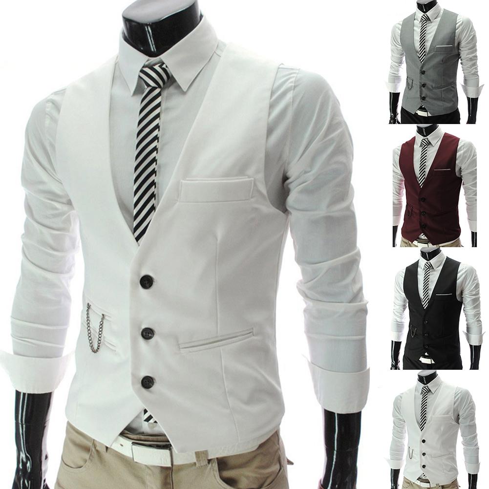 2020 New Arrival Casual Sleeveless Formal Business Jacket Dress Vests ...