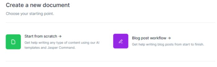 Create New Blog Post Jasper AI